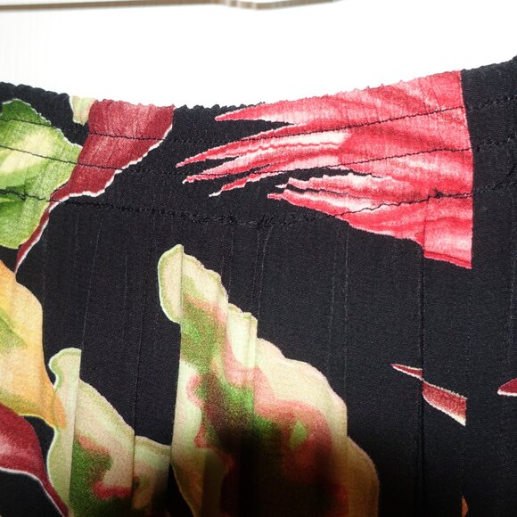 TROPICAL PALM PRINT SKIRT - Picture 7 of 7